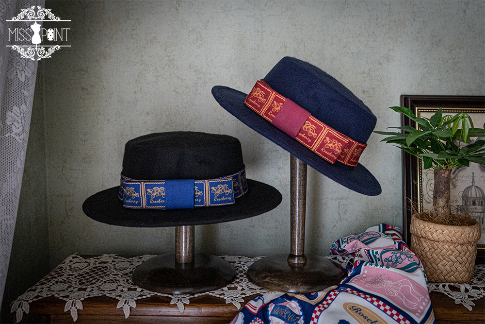 Miss Point - Berry Rose Lolita Accessories Collection KC Beret Necklace