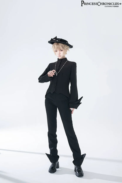 Princess Chronicles - Yan Ye - Ouji Lolita Prince Black Pants