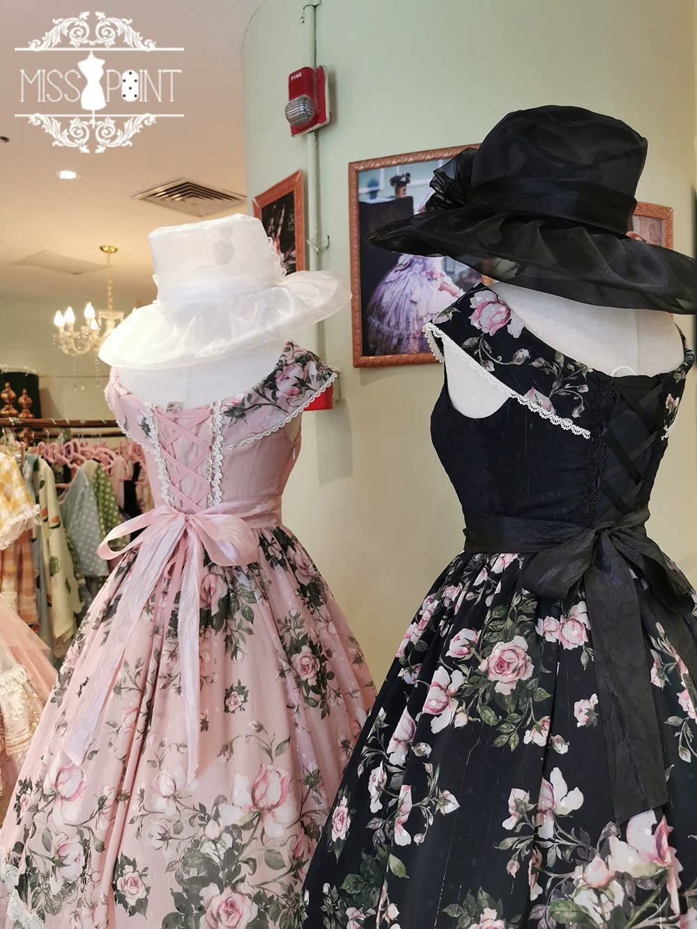 Miss Point - French Rose - Elegant Lolita JSK Dress