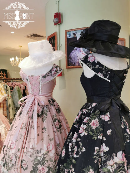 Miss Point - French Rose - Elegant Lolita JSK Dress