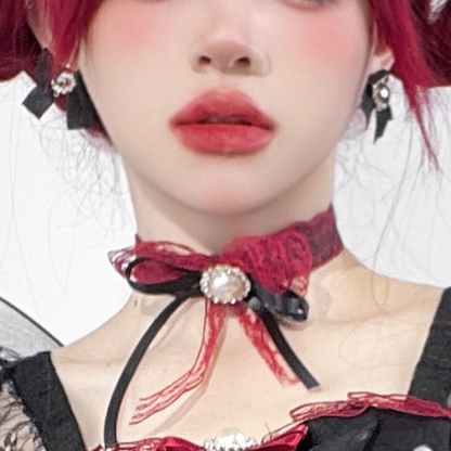 Daydream Whisper - Shisan District - Wedding Lolita OP Suit with Angel Demon Wings