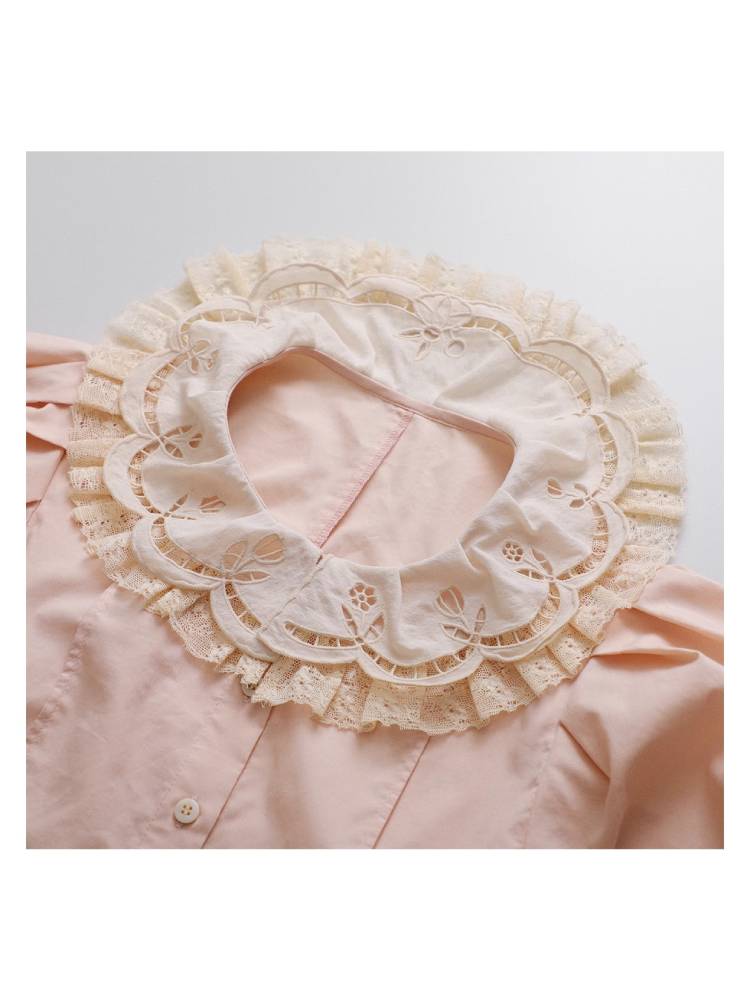 Embroidered antique shirt【s0000008751】