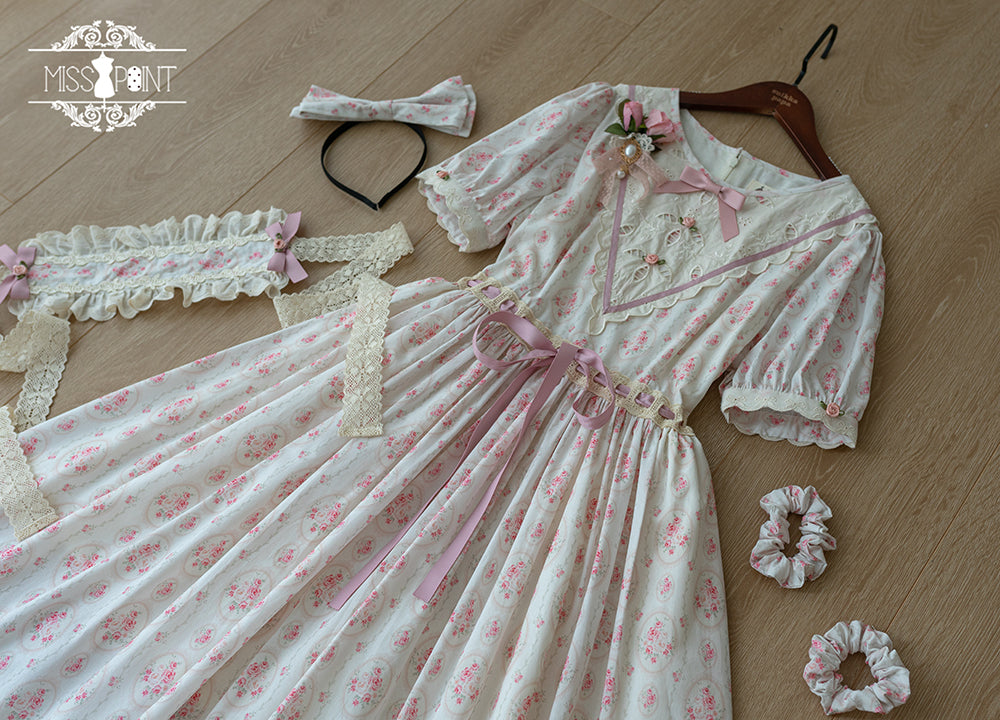 Miss Point - Happy Summer Elegant Lolita Floral OP Dress
