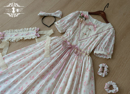 Miss Point - Happy Summer Elegant Lolita Floral OP Dress