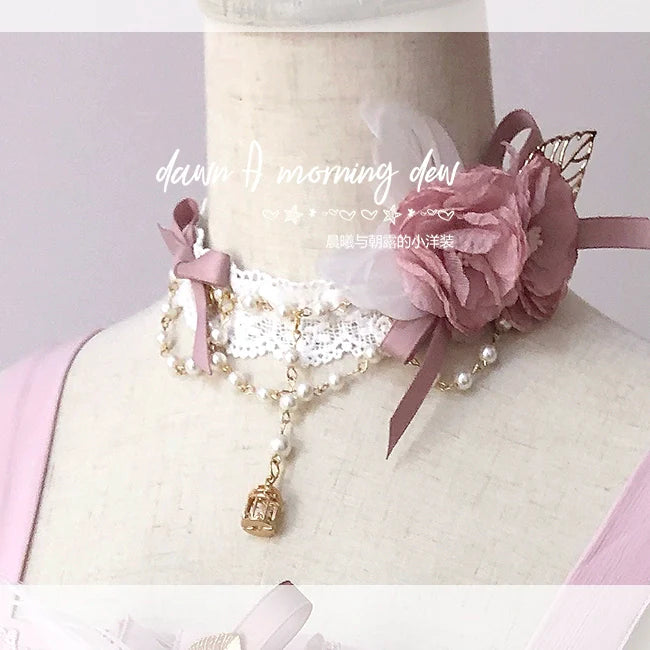 Dawn And Morning - Rozen Maiden Accessories Lolita BNT Choker Cuffs