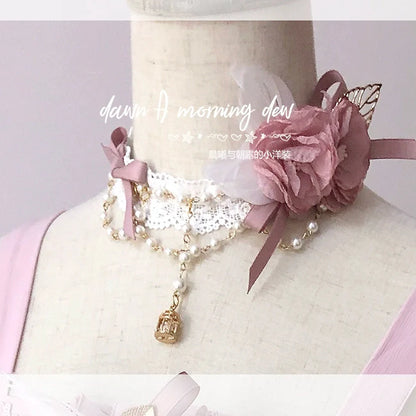 Dawn And Morning - Rozen Maiden Accessories Lolita BNT Choker Cuffs