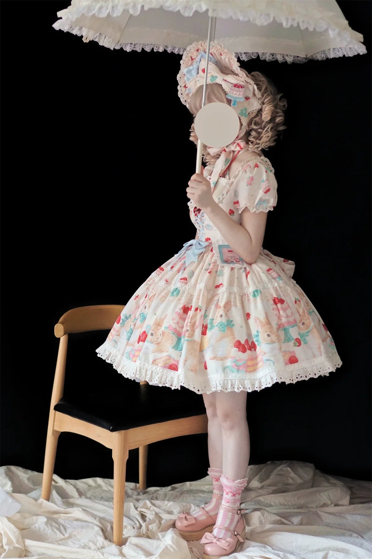 Dark Star Island - Honey Bunny Cake - Sweet Lolita JSK/OP/Strap SK/Shirt