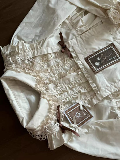 Babyblue - Gretel Bear - Vintage Lolita Dress Teddy Bear Prints Dress