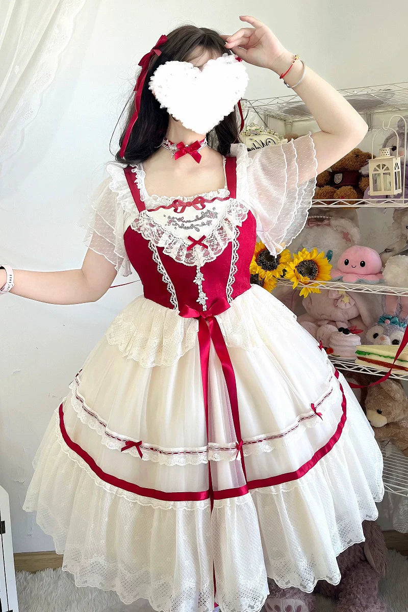 Yuexi - Plus Size Lolita Blouse Versatile Daily Loose Shirt