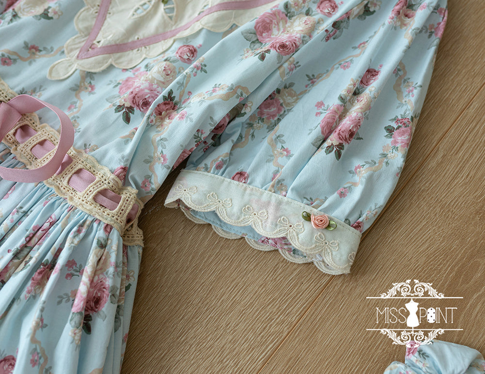 Miss Point - Happy Summer Elegant Lolita Floral OP Dress