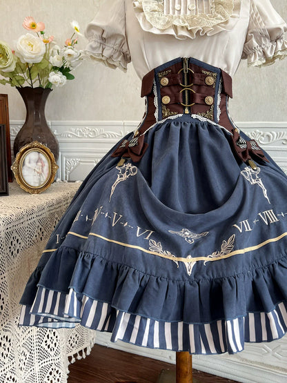 Cornfield Lolita - Gilded Pointer - Elegant Classic Lolita Skirt Suit Punk Lolita Style