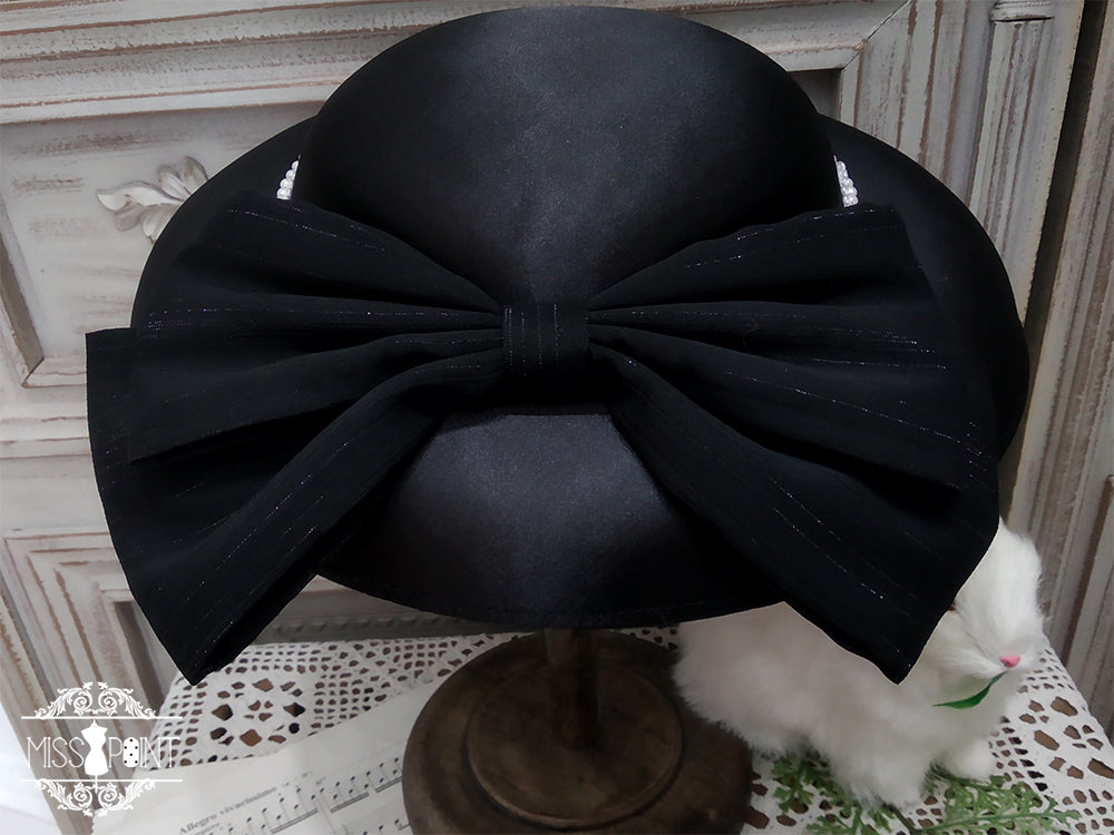 Miss point - Rhine Riverside - Summer Bow Lolita Top Hat