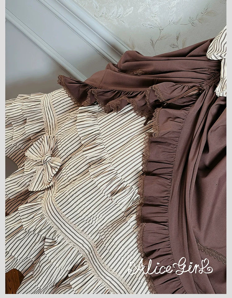 Alice Girl - Duke of Victoria - Classic Lolita SK & Overskirt Set