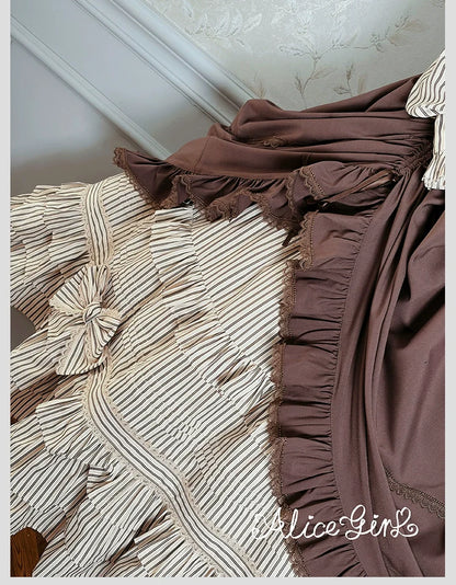 Alice Girl - Duke of Victoria - Classic Lolita SK & Overskirt Set