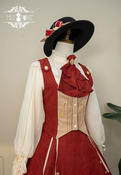 Miss Point - Golden Movement - Elegant Lolita Waistcost Short Vest Customized