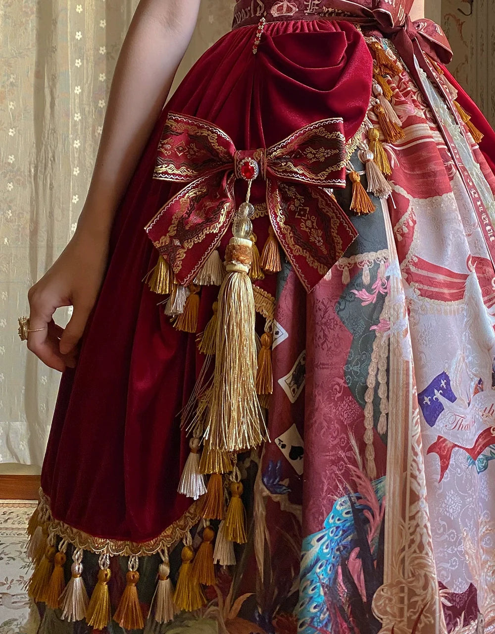 Miss Point - Kaleidoscope - Retro Lolita Headdress Bonnet Set and Necklace