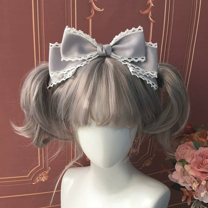 Qingyi Handmade - Sweet Lolita KC Multicolor Bow Lolita Headwear