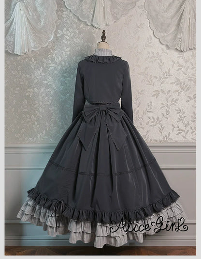 Alice Girl - Duke of Victoria - Classic Lolita SK & Overskirt Set