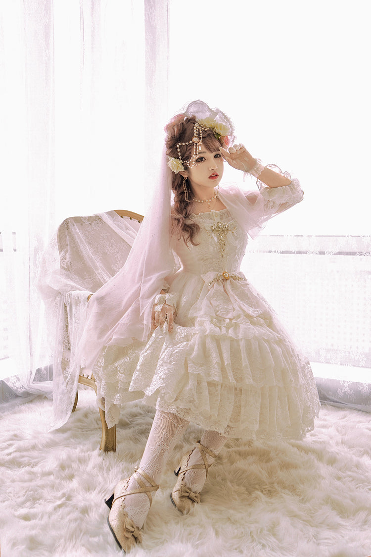 Sweet Wood - Secret Garden In Midsummer - Elegant Lolita Bridal JSK