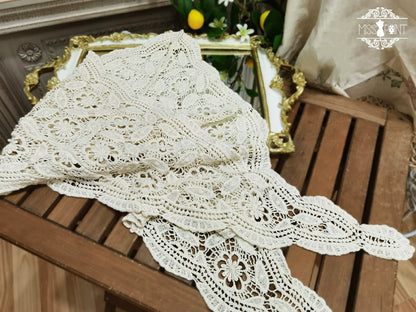 Miss Point - Forest Lolita Small Straw Hat Clip KC Accessory