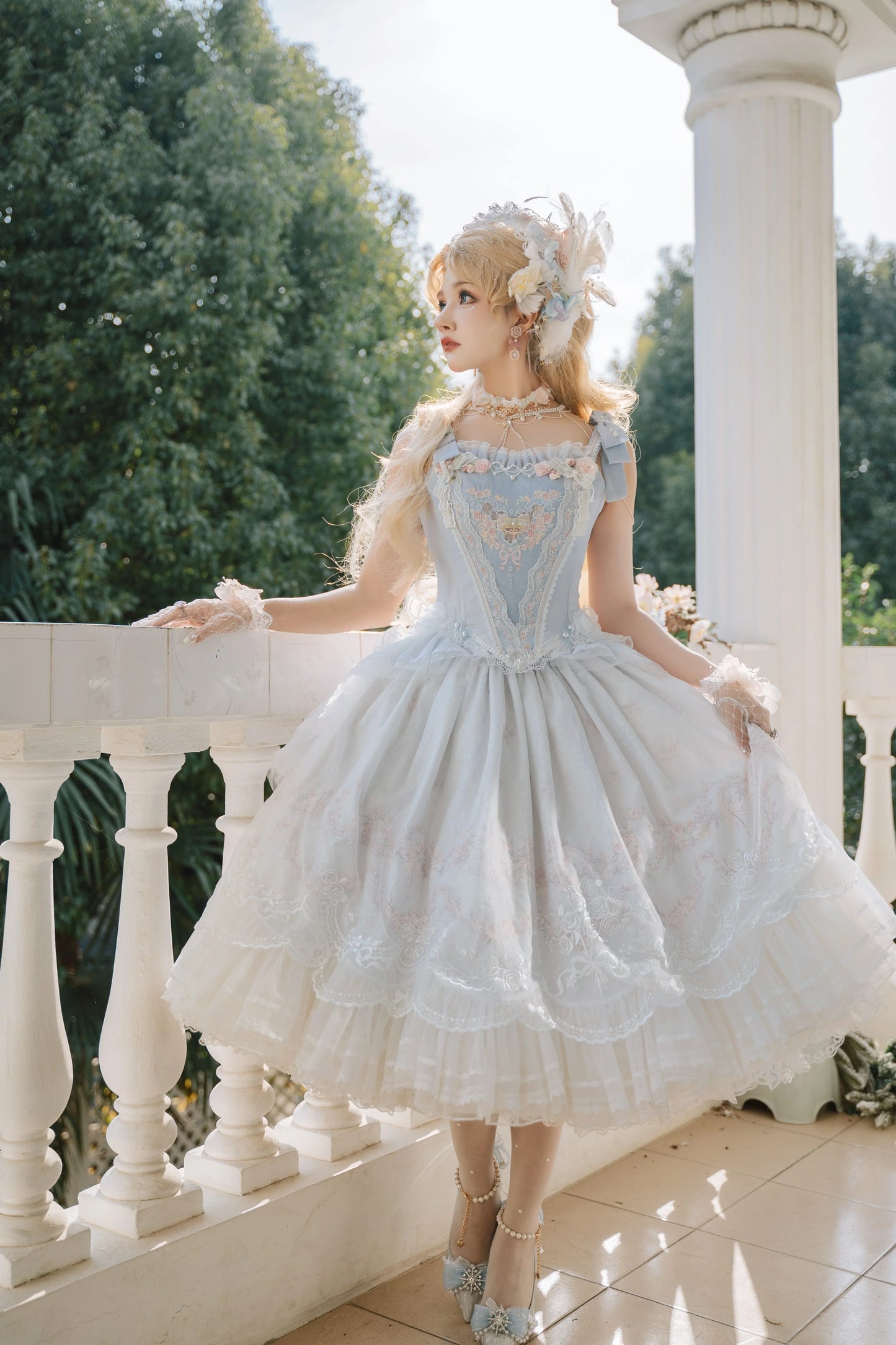 Garden Cat - Dreamy Dance Gorgeous Lolita JSK and SK