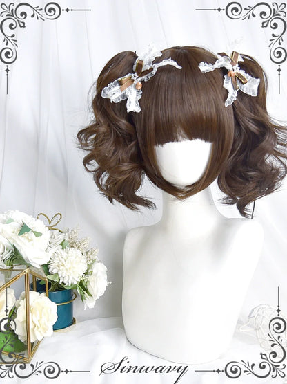 Sinwavy - Pandora's Box - Lolita Short Wig with Cute Double Ponytails