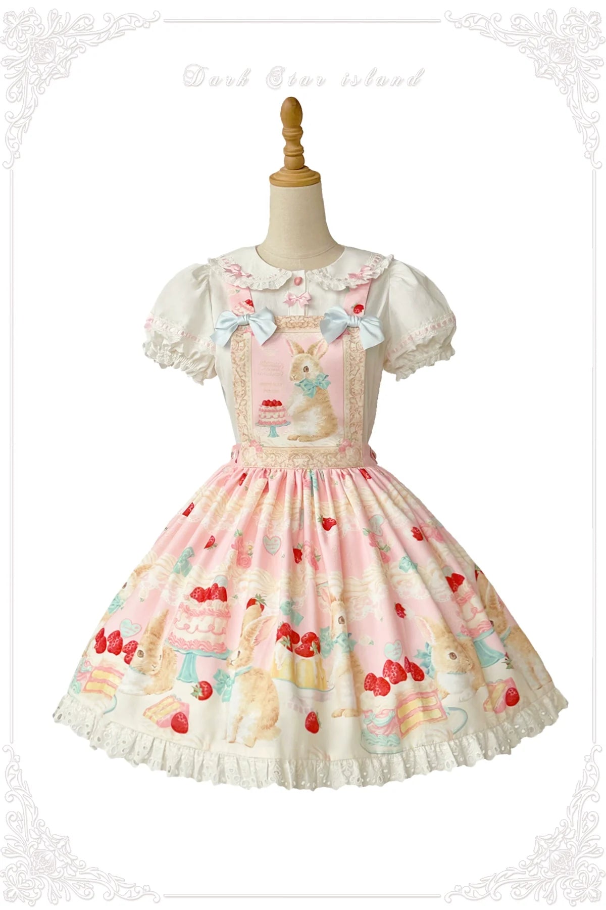 Dark Star Island - Honey Bunny Cake - Sweet Lolita JSK/OP/Strap SK/Shirt