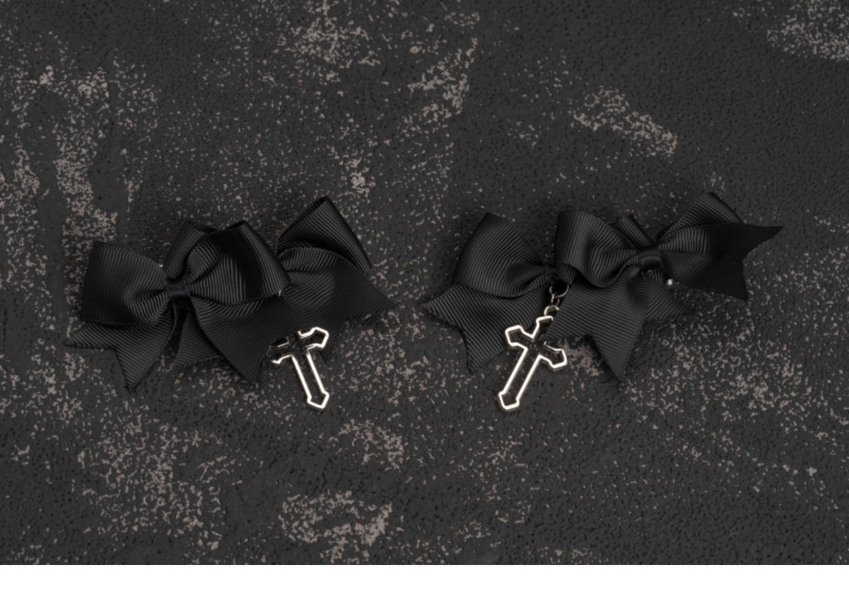 Strange Sugar - Gothic Lolita Cross bows headdress