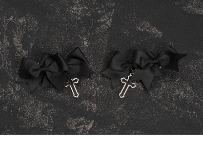 Strange Sugar - Gothic Lolita Cross bows headdress