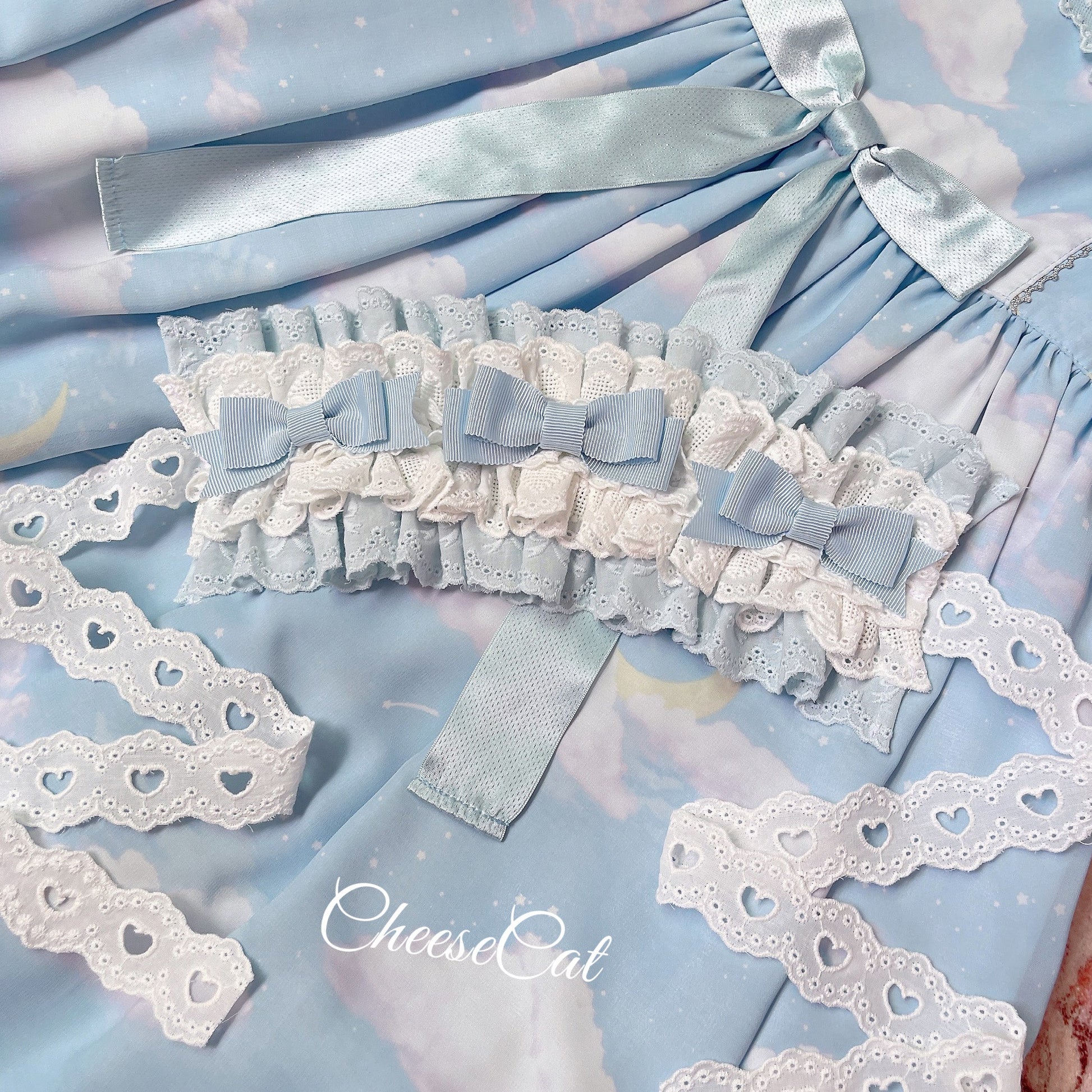 Cheese Cat - Doll Lullaby Tabby Cat Cotton Lolita Headdress