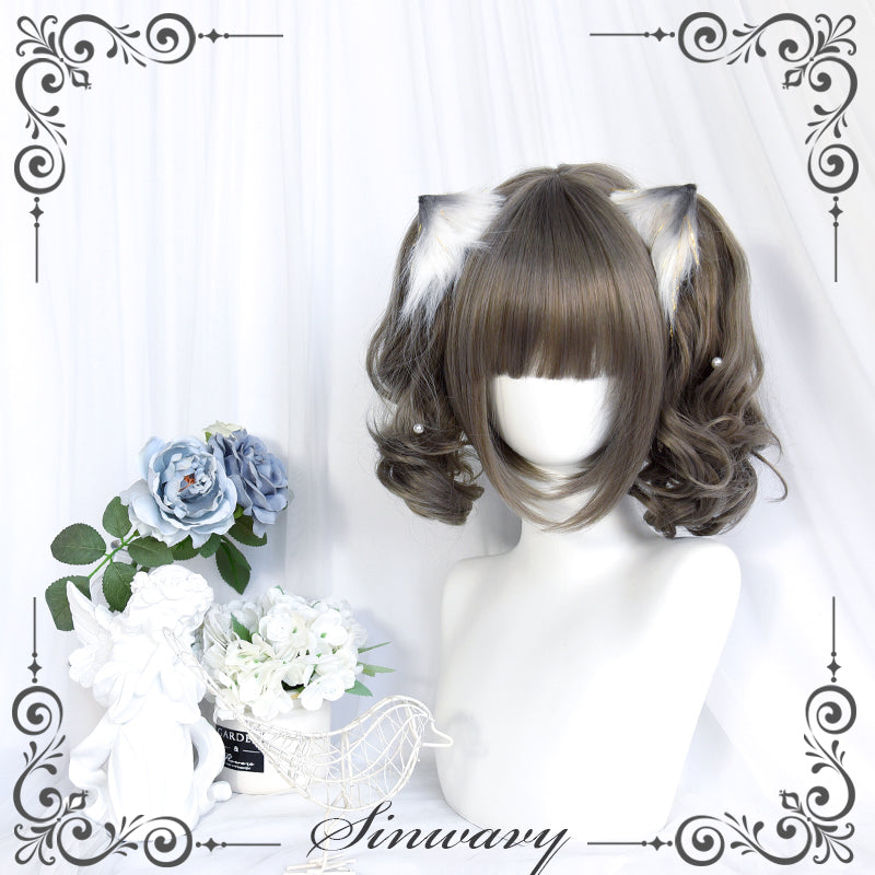 Sinwavy - Pandora's Box - Lolita Short Wig with Cute Double Ponytails