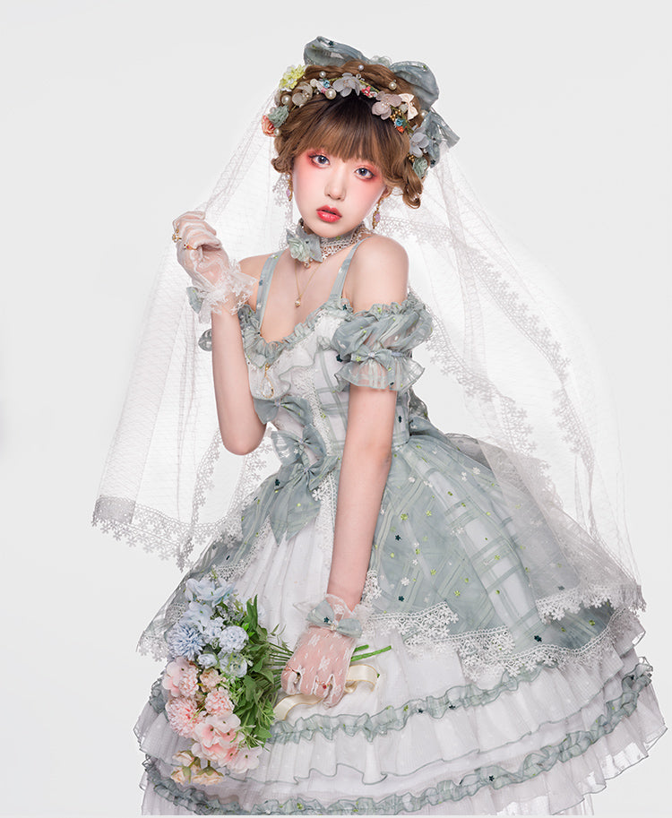 Youpairui - Bucharest - Calssic Lolita Jumper Dress Set