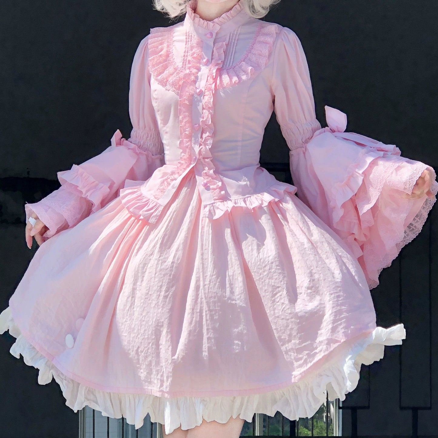 Twilight Zone - Sweet Lolita Blouse Princess Sleeve Shirt Inner Wear