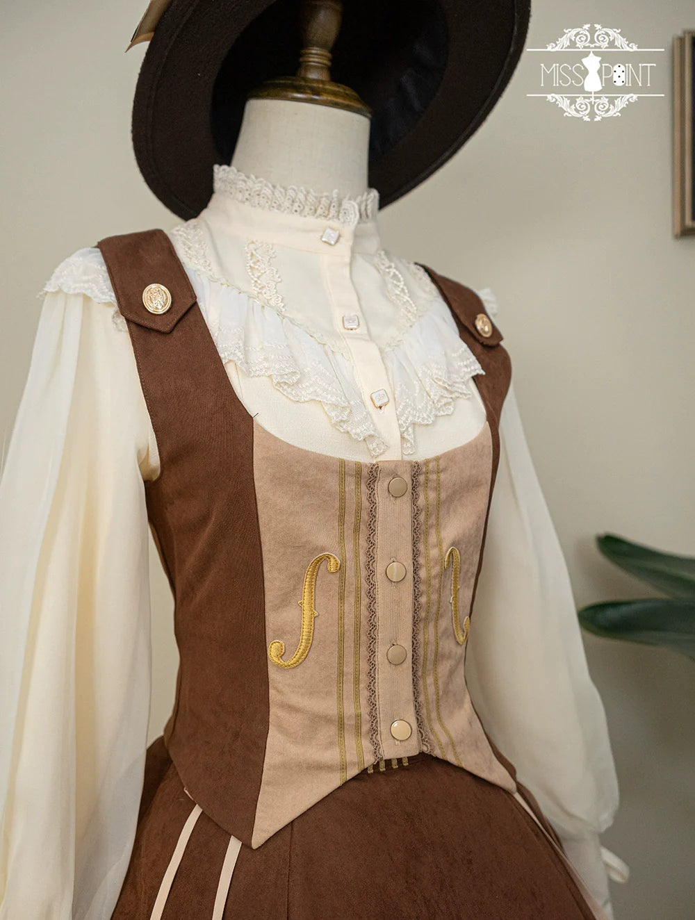 Miss Point - Golden Movement - Elegant Lolita Waistcost Short Vest Customized