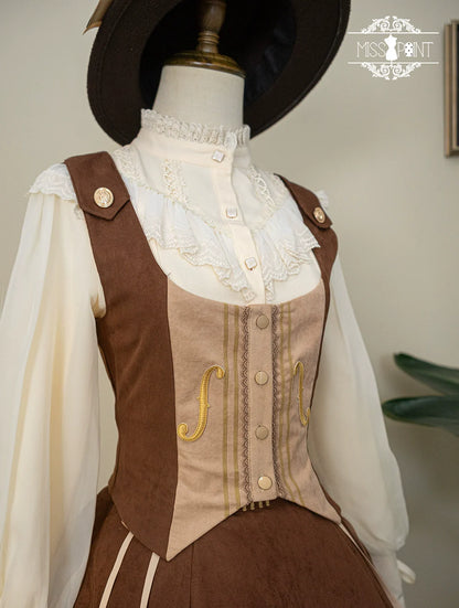 Miss Point - Golden Movement - Elegant Lolita Waistcost Short Vest Customized