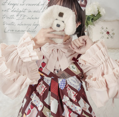 MIST - First Snow - Sweet Lolita Sweater Winter Puff Sleeve Knitting Innerwear