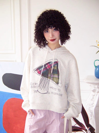 Hooded embroidered sweatshirt【s0000006559】