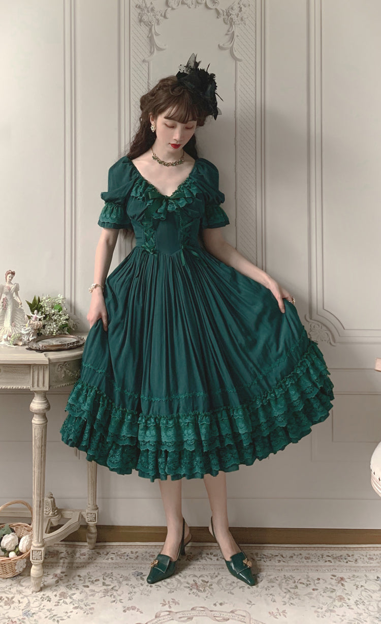 Sweet Wood - CLA Vintage French Lolita OP Dress