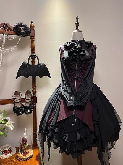 Sentaro - Dark Forest - Elegant Baroque Lolita Blouse