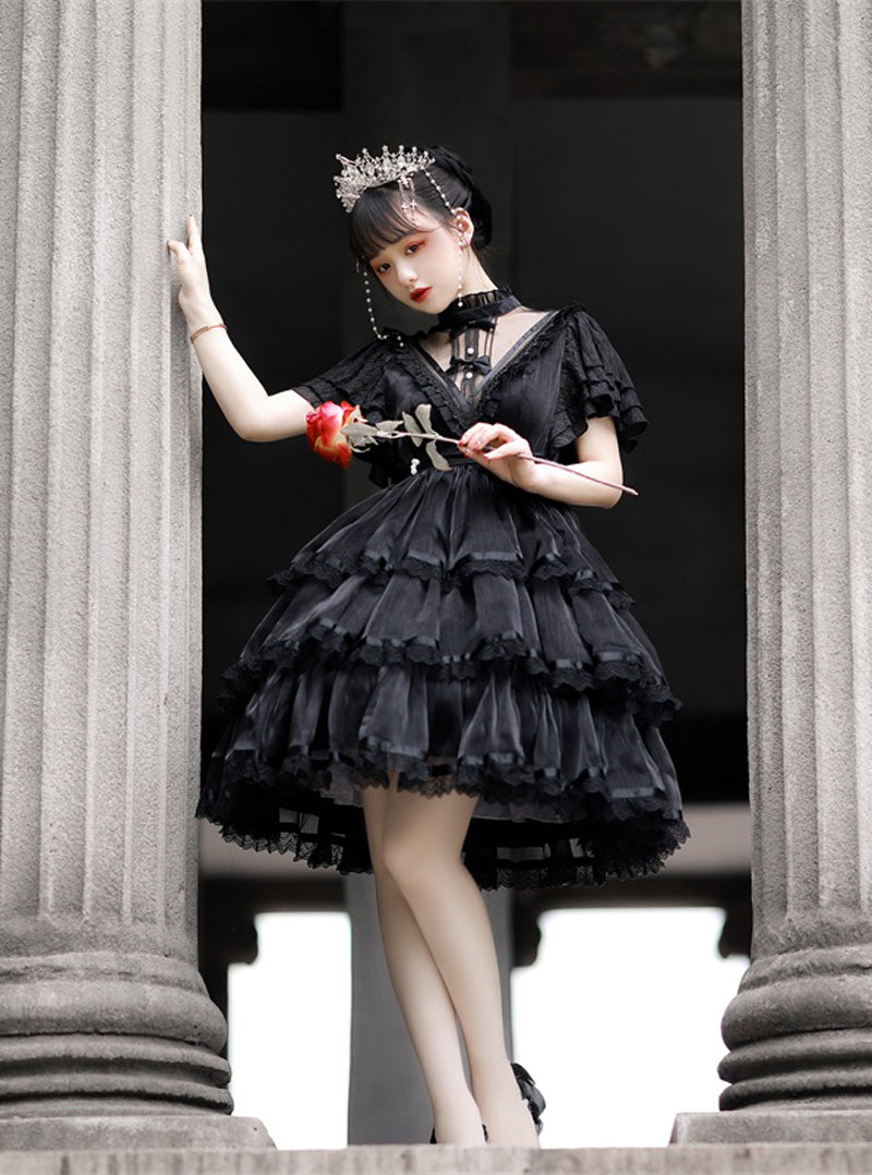 Your Princess - Castle Night - Dark Themed Gothic Lolita OP