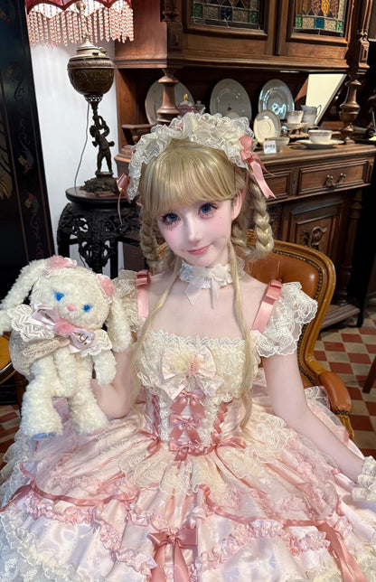 Sugar Girl - Dream Whisper Butterfly - Ballet-Inspired Sweet Lolita JSK Dress