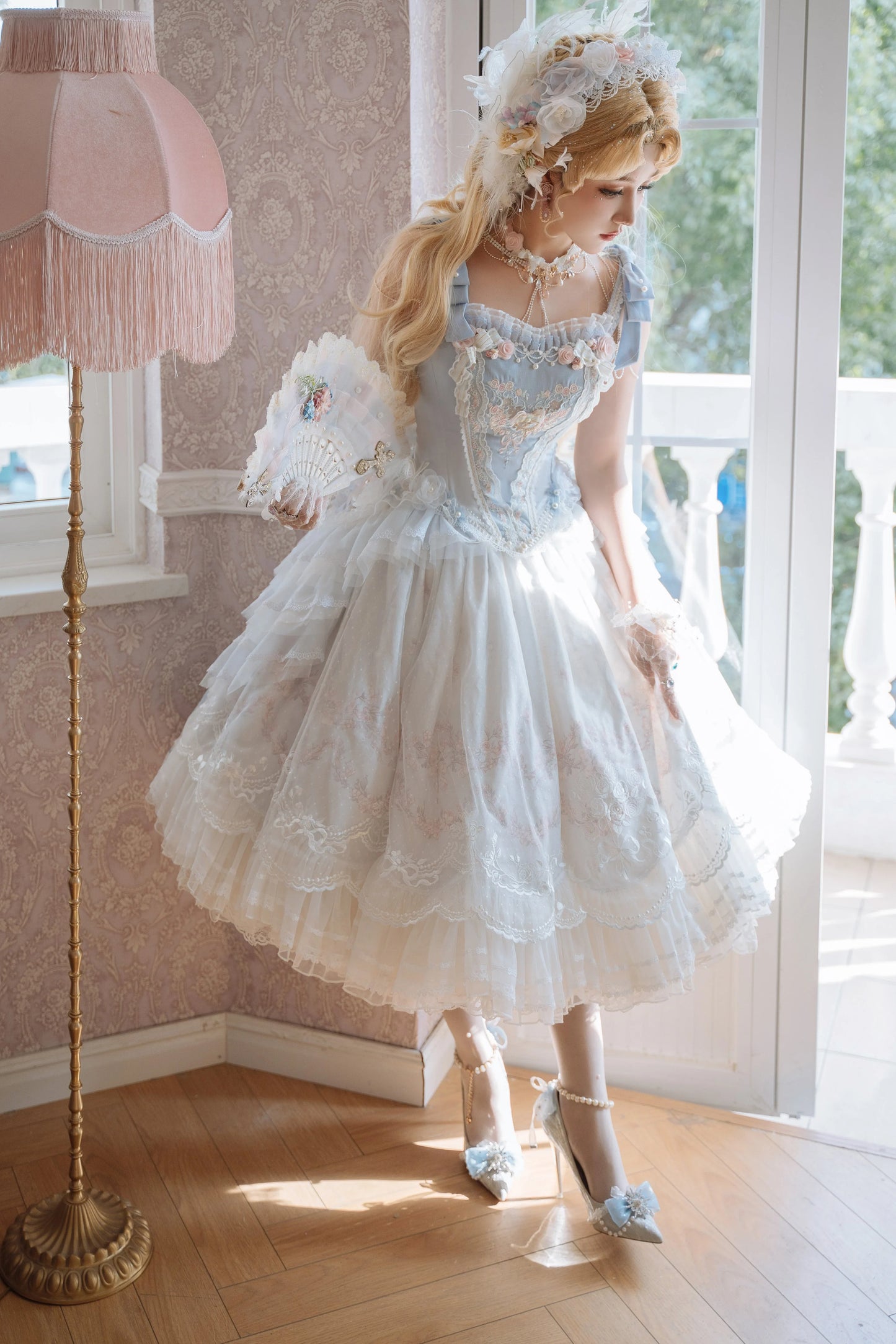 Garden Cat - Dreamy Dance Gorgeous Lolita JSK and SK