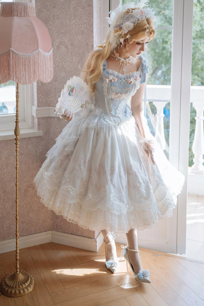 Garden Cat - Dreamy Dance Gorgeous Lolita JSK and SK