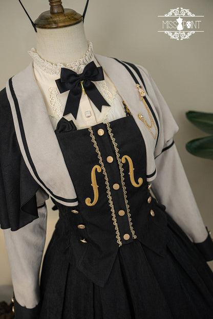 Miss Point - Elegant Lolita Coat - Golden Movement Customized Short Coat