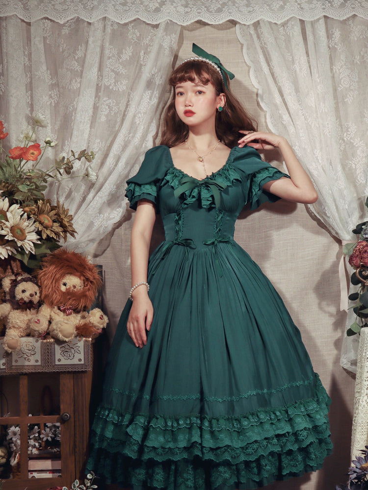 Sweet Wood - CLA Vintage French Lolita OP Dress