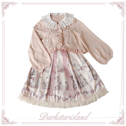 Dark Star Island - Sugar Frost - Sweet Lolita Cardigan Knit Embroidered Sweater