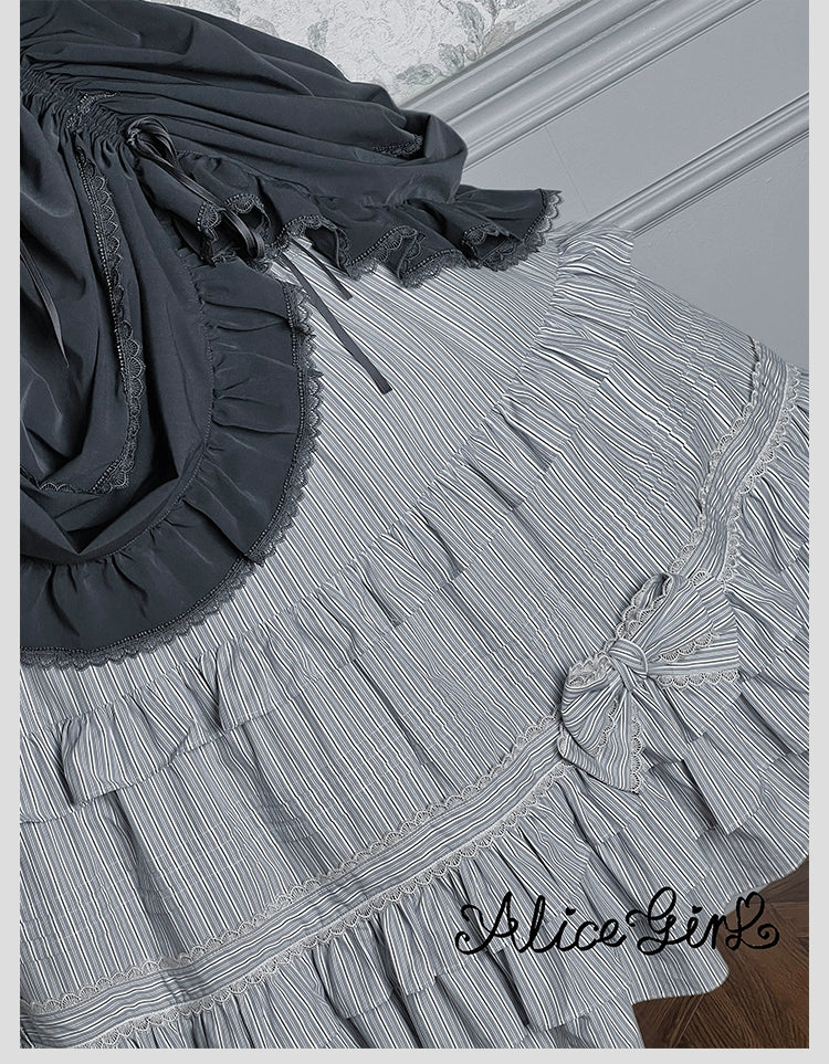 Alice Girl - Duke of Victoria - Classic Lolita SK & Overskirt Set