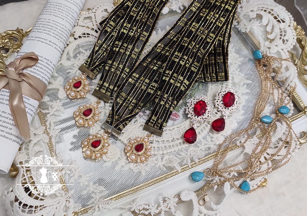 Miss Point - Dusk Bester - Egyptian Lolita Brooch Waistband Shawl