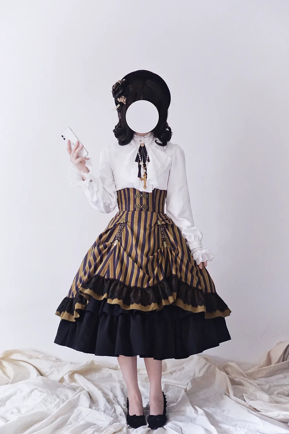 Miss Point - Custom-Made Lolita Elegant Stand Collar Lolita Shirt