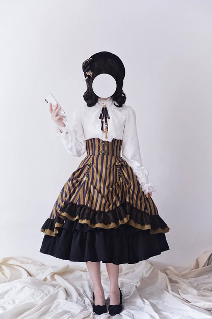 Miss Point - Custom-Made Lolita Elegant Stand Collar Lolita Shirt